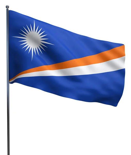 Flaggenbild der Marshallinseln — Stockfoto