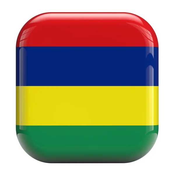 Symbolbild der mauritischen Flagge — Stockfoto