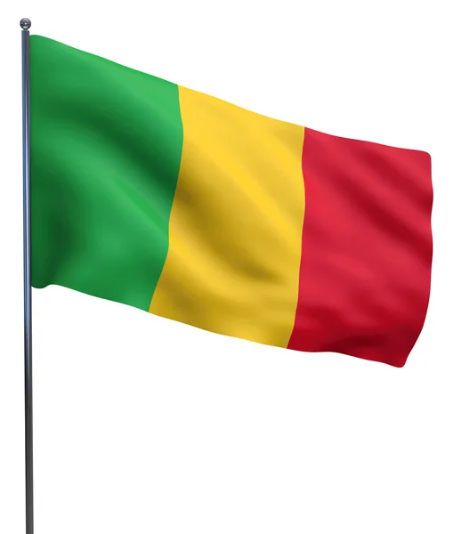 Mali bayrak resim — Stok fotoğraf