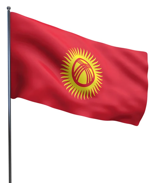 Kyrgyzstan Flag Image — Stock Photo, Image