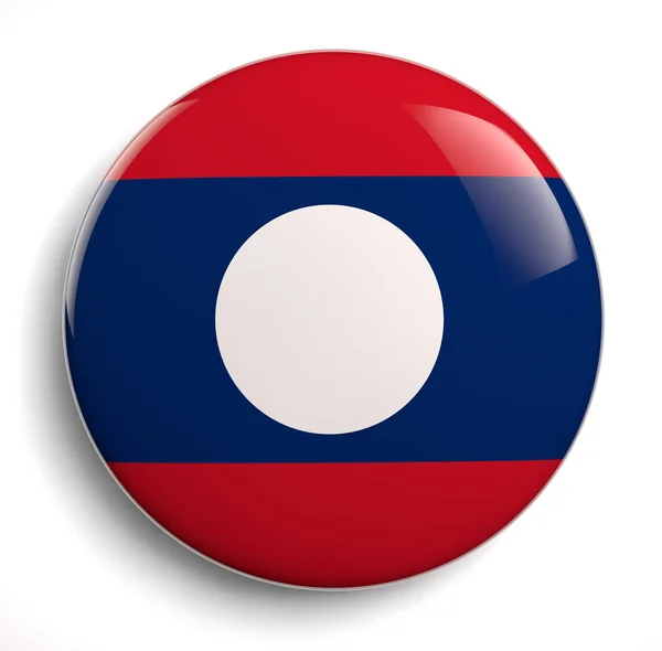 Vlag van Laos — Stockfoto