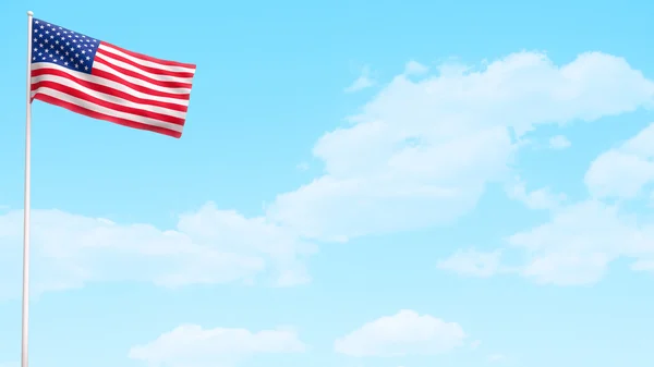ΗΠΑ αμερικανική ημέρα της σημαίας. — Φωτογραφία Αρχείου