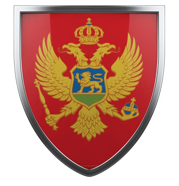 Montenegro-Flagge — Stockfoto