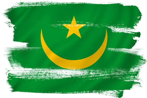 Mauritania flag — Stock Photo, Image