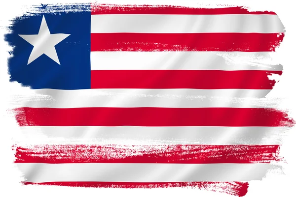 Bandiera Liberia — Foto Stock