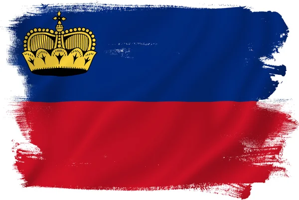 Lichtenstein vlag — Stockfoto