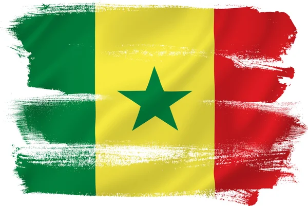 Senegal flag — Stock Photo, Image