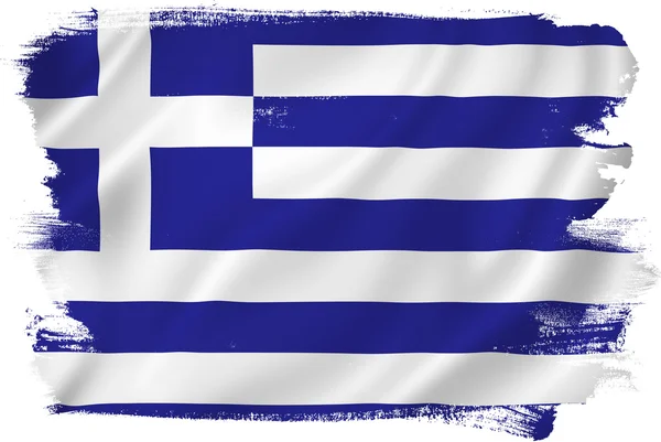 Griechische Flagge — Stockfoto