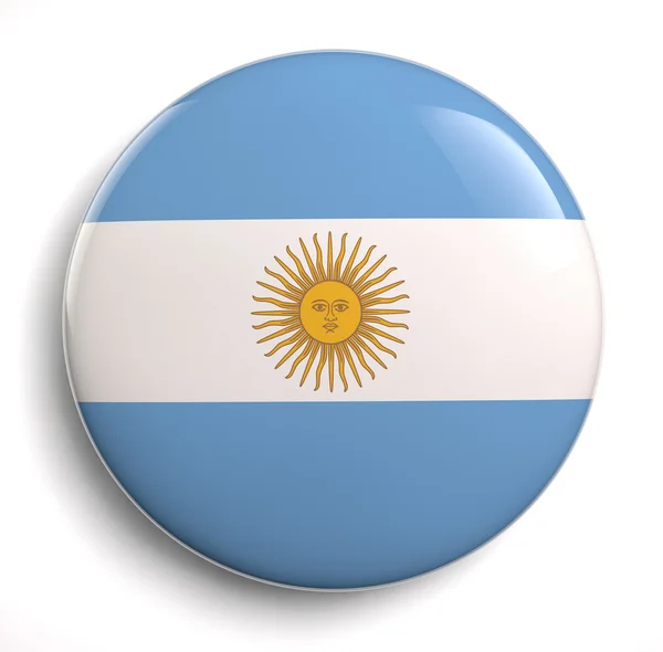 Argentine Icône drapeau — Photo