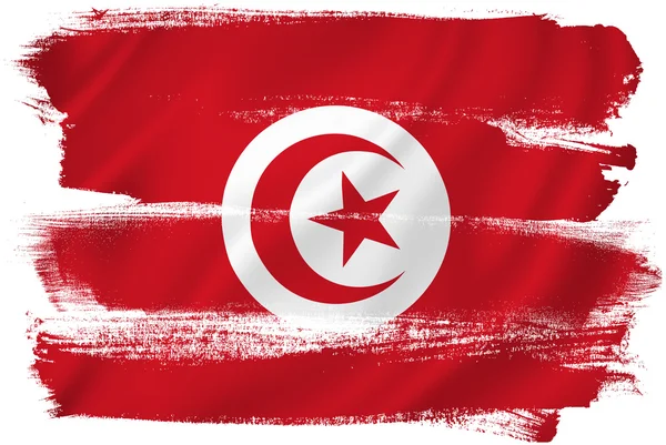 Bandiera Tunisia — Foto Stock