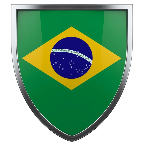 Флаг Бразилии — стоковое фото