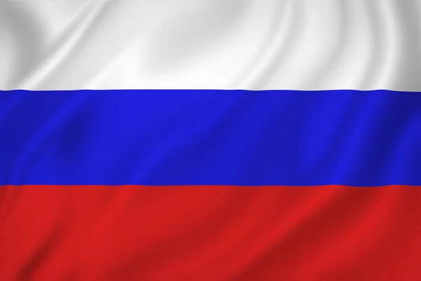 Vlag van Rusland — Stockfoto