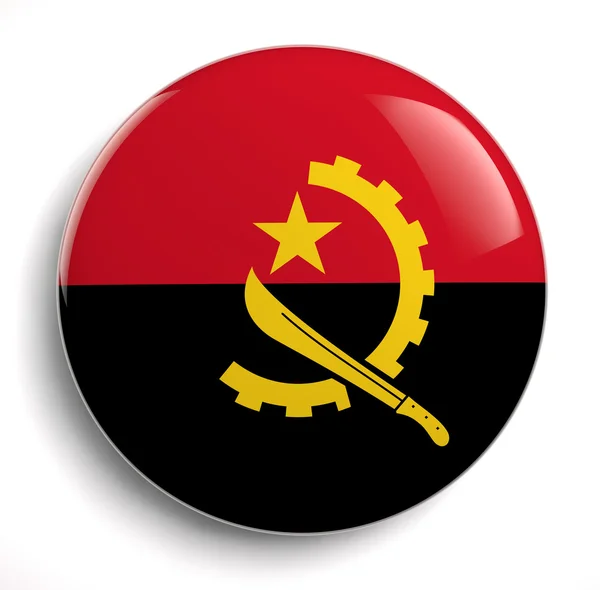 Σημαία της Αγκόλα — Φωτογραφία Αρχείου