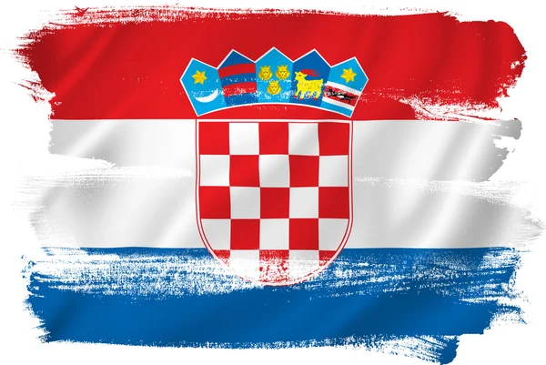 Bandera de Croacia — Foto de Stock