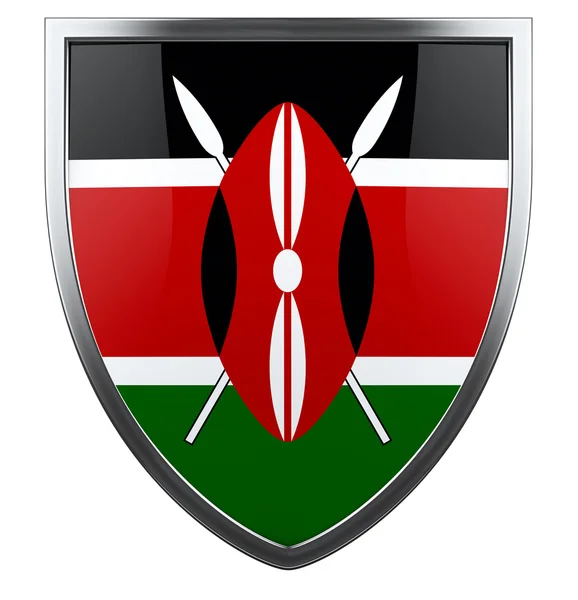 Kenia-Flagge — Stockfoto