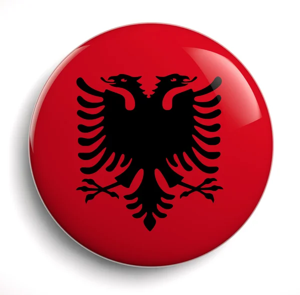 Vlag van Albanië — Stockfoto