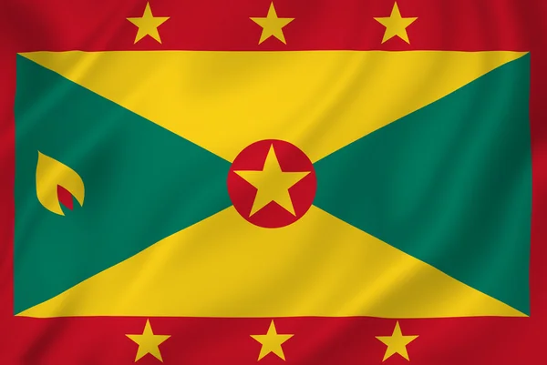 Vlag van Grenada — Stockfoto