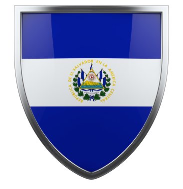 el salvador bayrağı