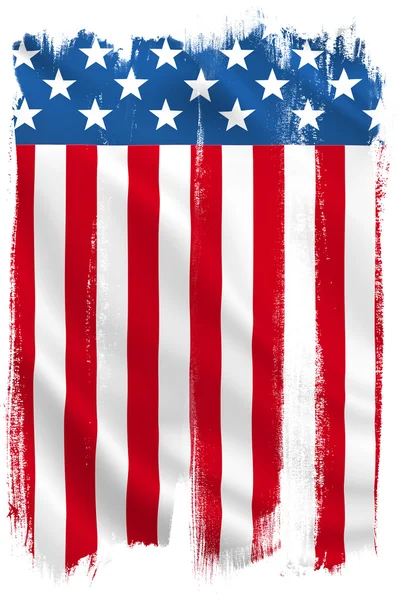 Американський прапор прапором США — стокове фото