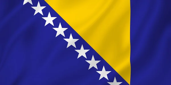 Прапор Боснії — стокове фото