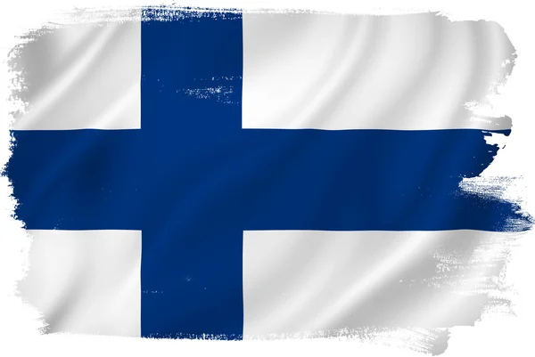 Vlag van Finland — Stockfoto