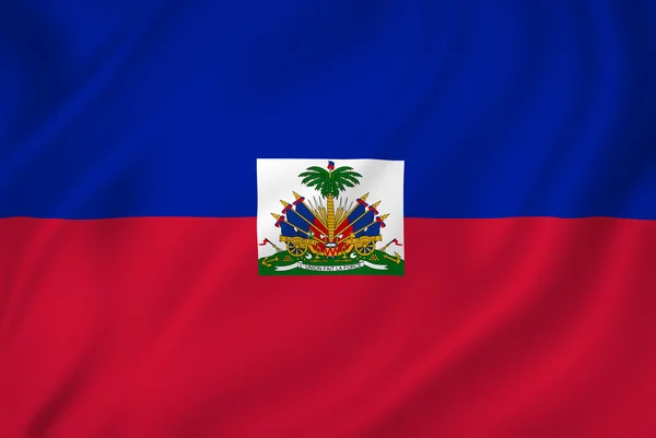 Bandeira do Haiti — Fotografia de Stock