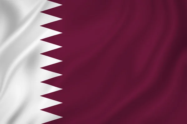 Bandera de Qatar —  Fotos de Stock