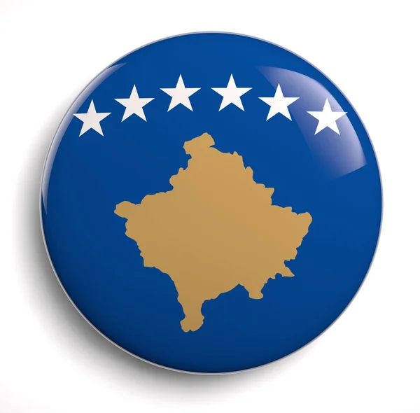 Kosovo flag — Stock Photo, Image