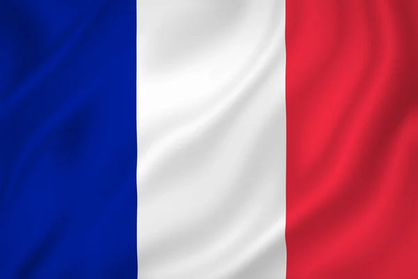 Frankreich-Flagge — Stockfoto