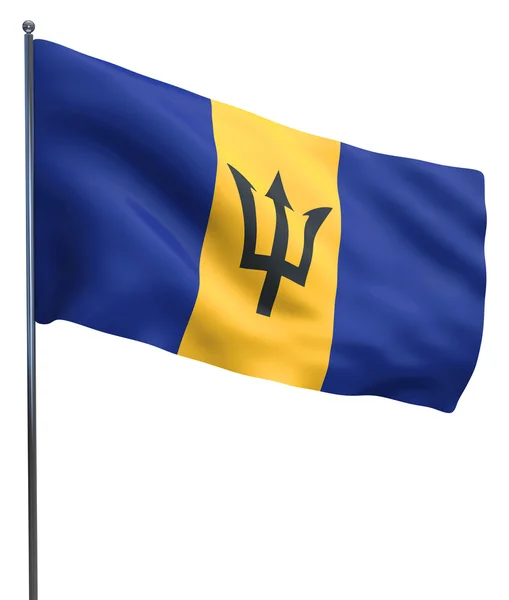 Прапор Барбадосу зображення — стокове фото