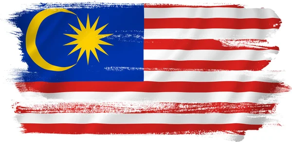 Flagge Malaysias — Stockfoto