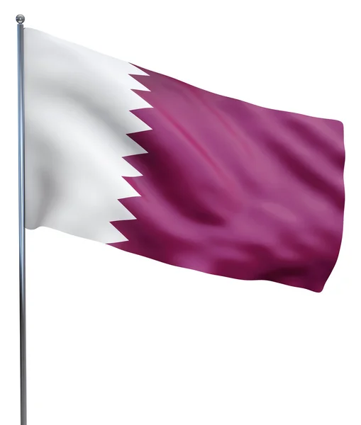 Bandera de Qatar Imagen —  Fotos de Stock