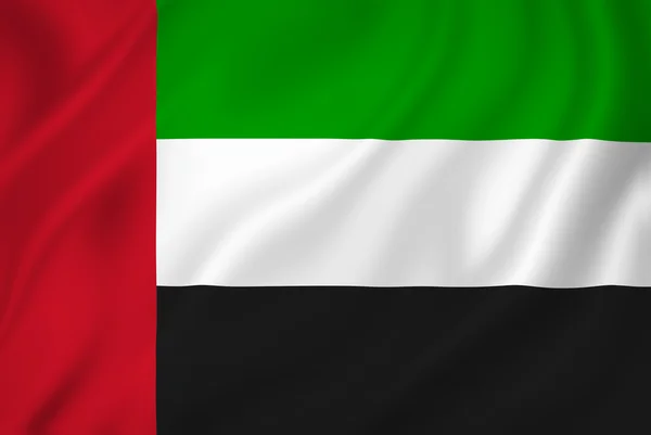 Egyesült Arab Emírségek-zászló — Stock Fotó