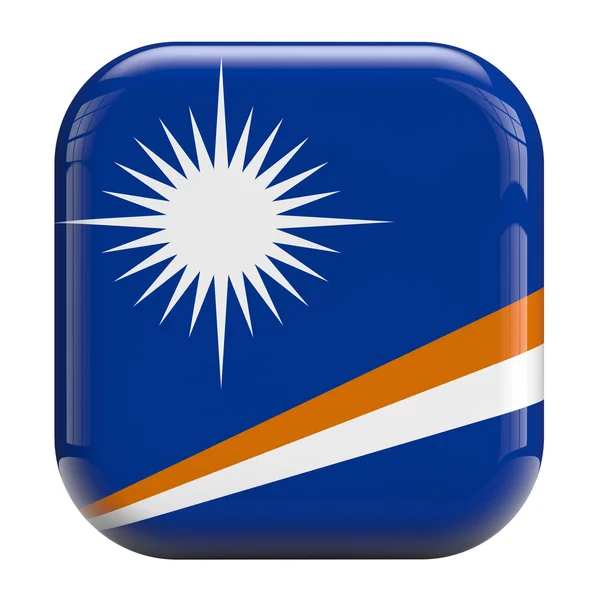 Marshall Islands flag icon image — Stock Photo, Image