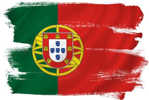 Прапор Португалії — стокове фото