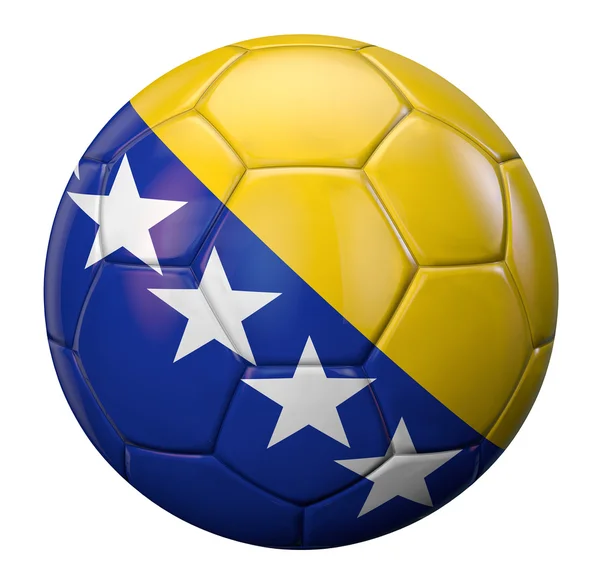 Bosnia Bandera de fútbol — Foto de Stock