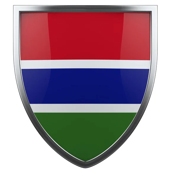 Gabmbia vlajka — Stock fotografie