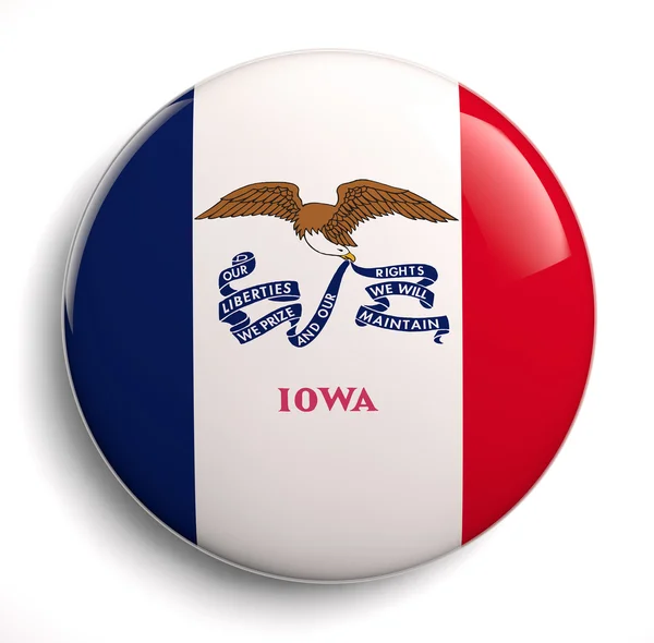 Bendera Iowa — Stok Foto