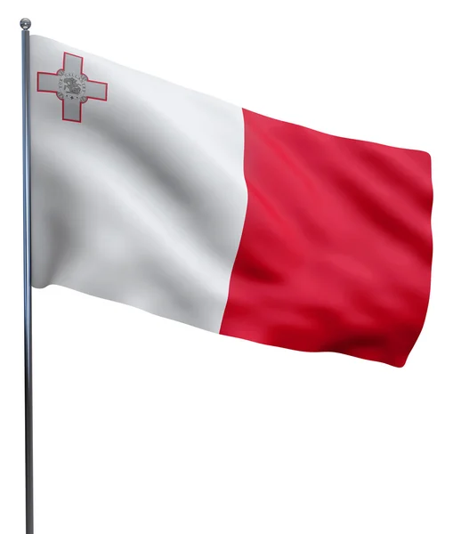 Bandera de Malta Imagen — Foto de Stock