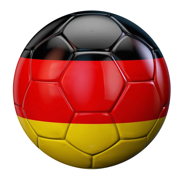 Флаг Германии по футболу — стоковое фото