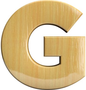 ahşap harf g