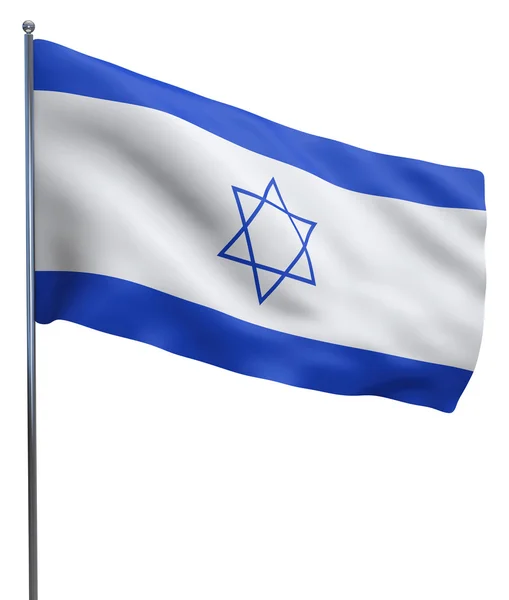 以色列国旗图像 — 图库照片