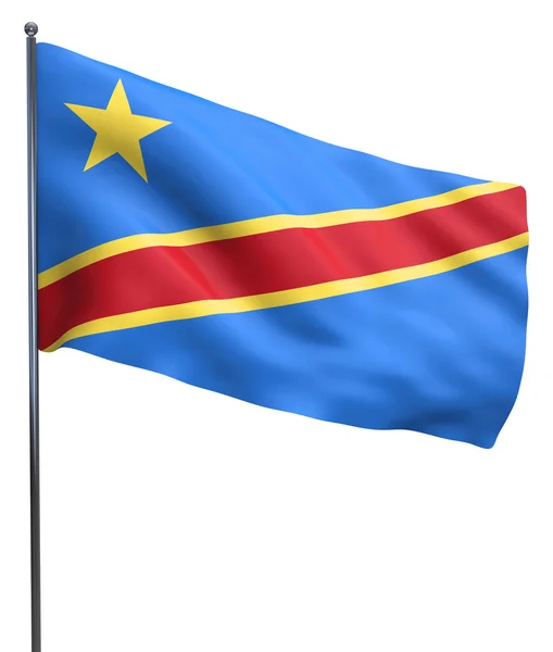 Κονγκό σημαία εικόνα — Φωτογραφία Αρχείου