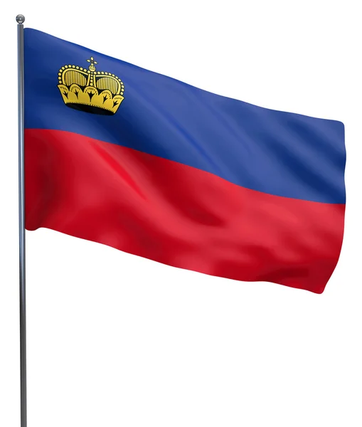 Drapeau du Liechtenstein Image — Photo