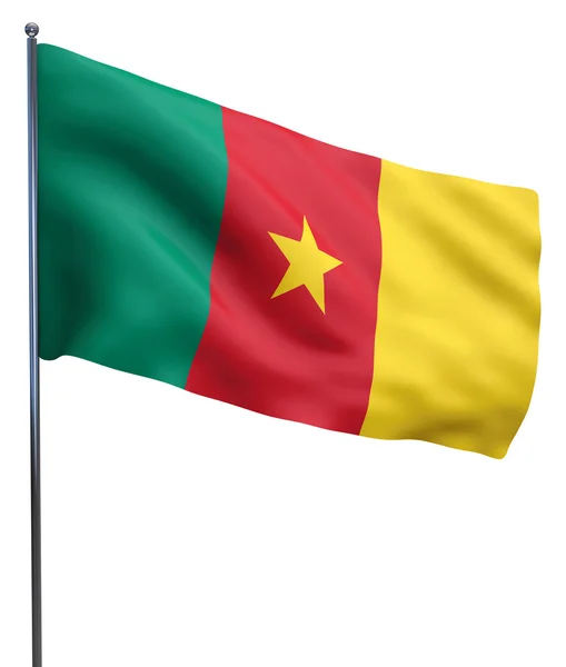 Kamerun bayrağı görüntü — Stok fotoğraf