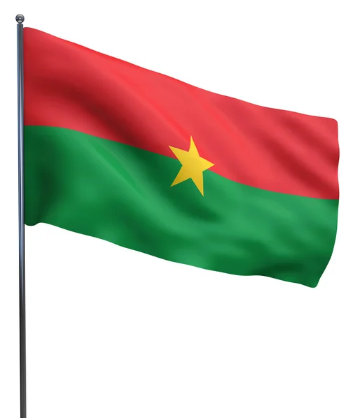 Burkina Faso flaga obrazu — Zdjęcie stockowe