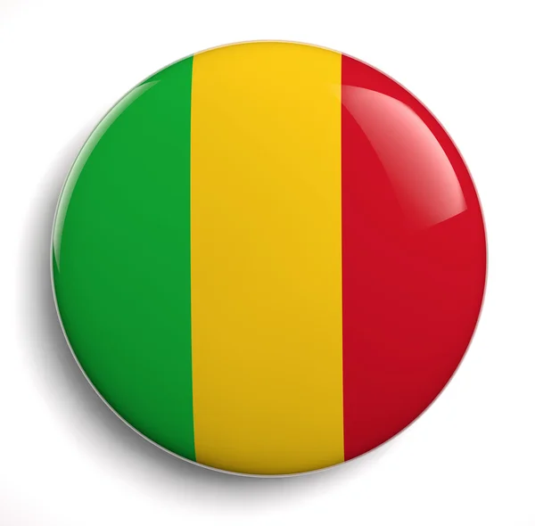 Mali bayrak simgesi — Stok fotoğraf
