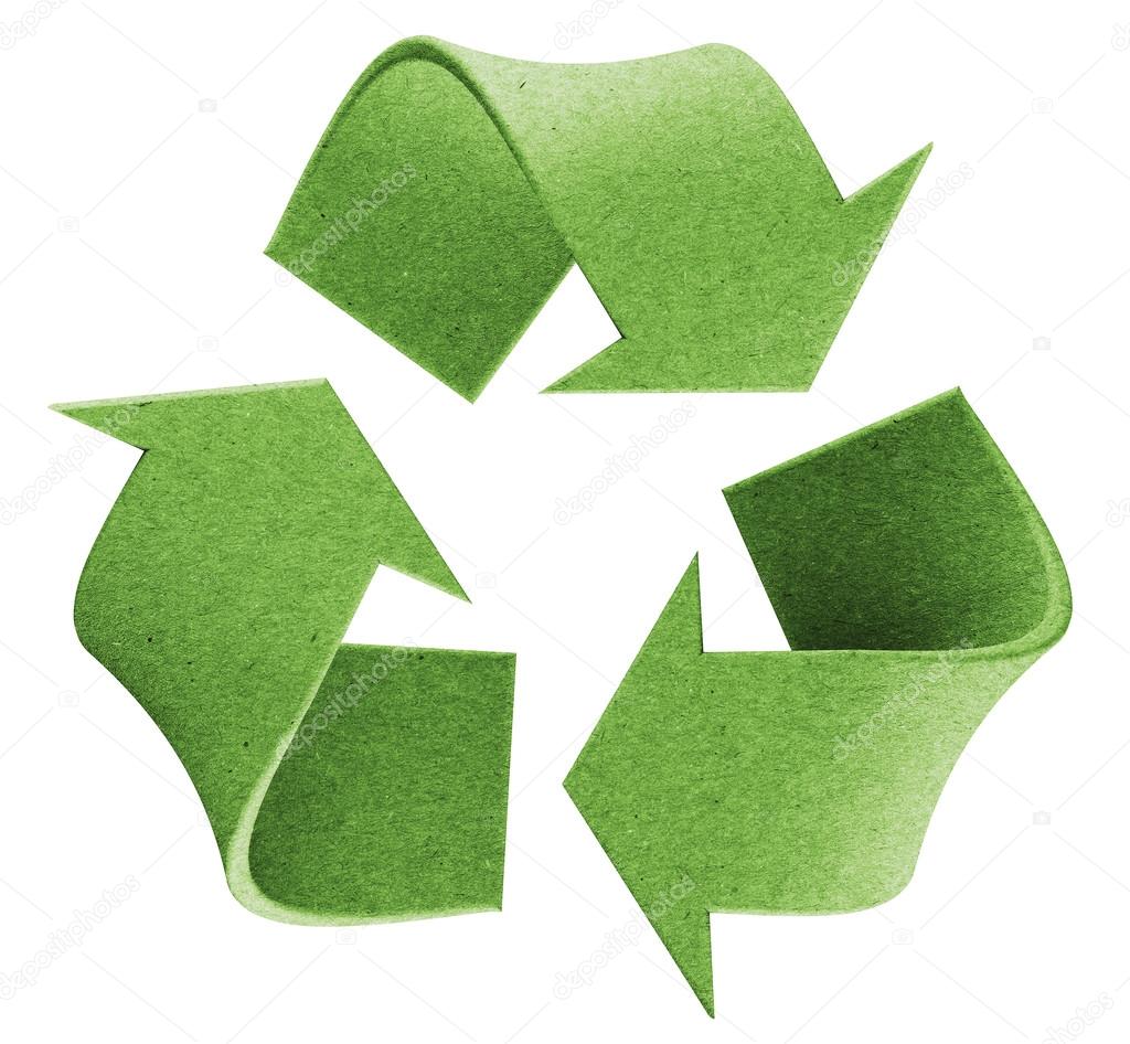 Recycle environmental isolated logo concept.