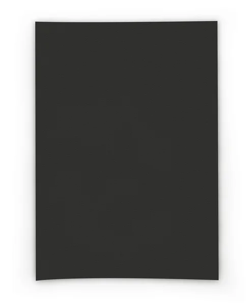 Черная страница — стоковое фото
