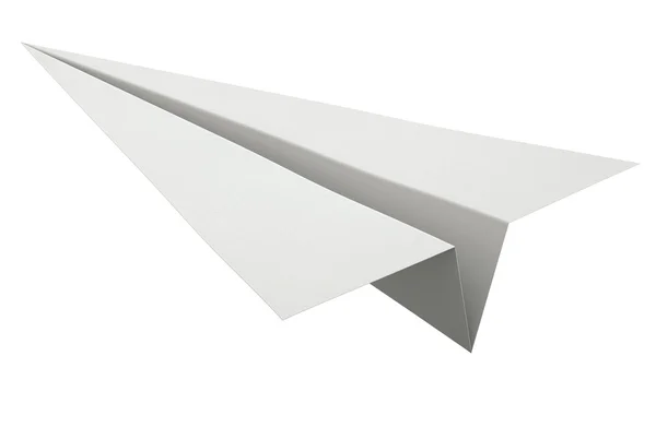 Paper Plane Isolated on White — Stock Photo, Image
